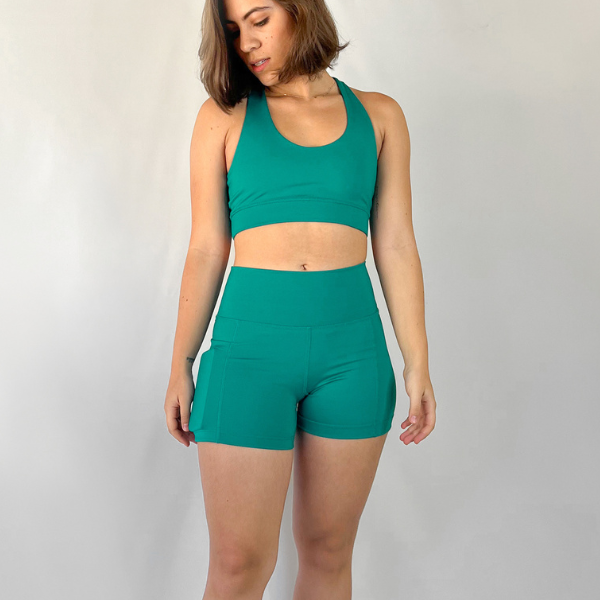 Conjunto deportivo turquesa 